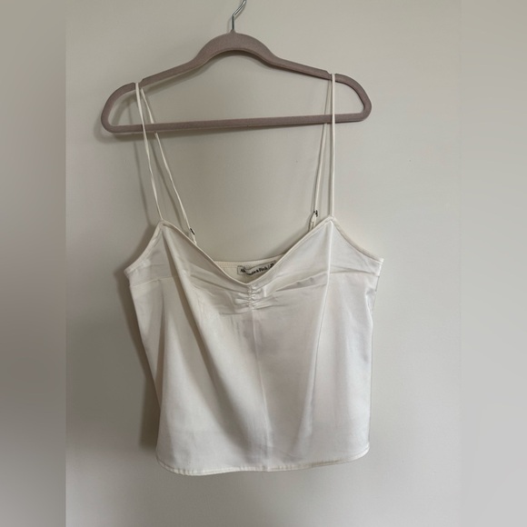 Ambercrombie White tie Spaghetti Strap Top - Picture 3 of 6